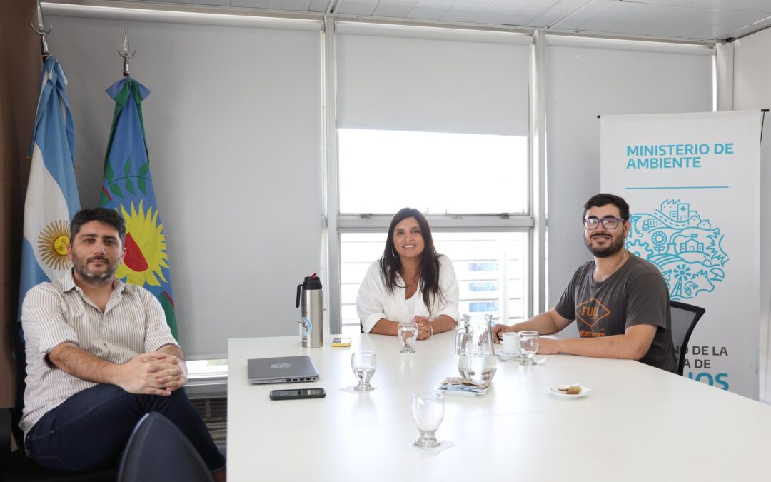 El Intendente Municipal Matías Nebot se reunió con la Ministra de Medio Ambiente
