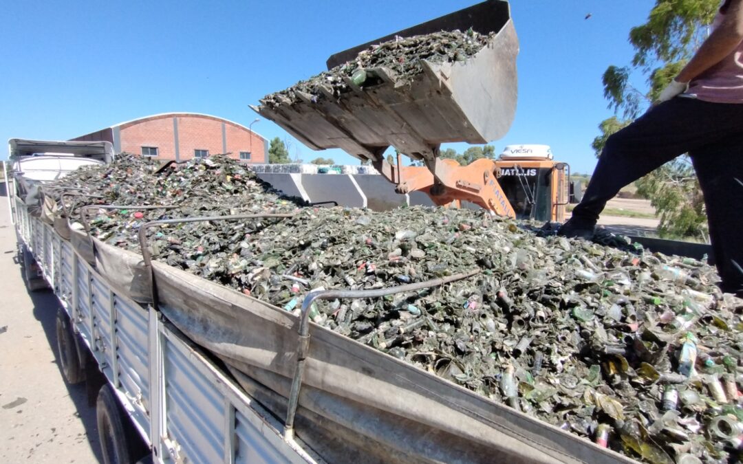 Se realizó el reciclaje de más de 43.000 kg de vidrio