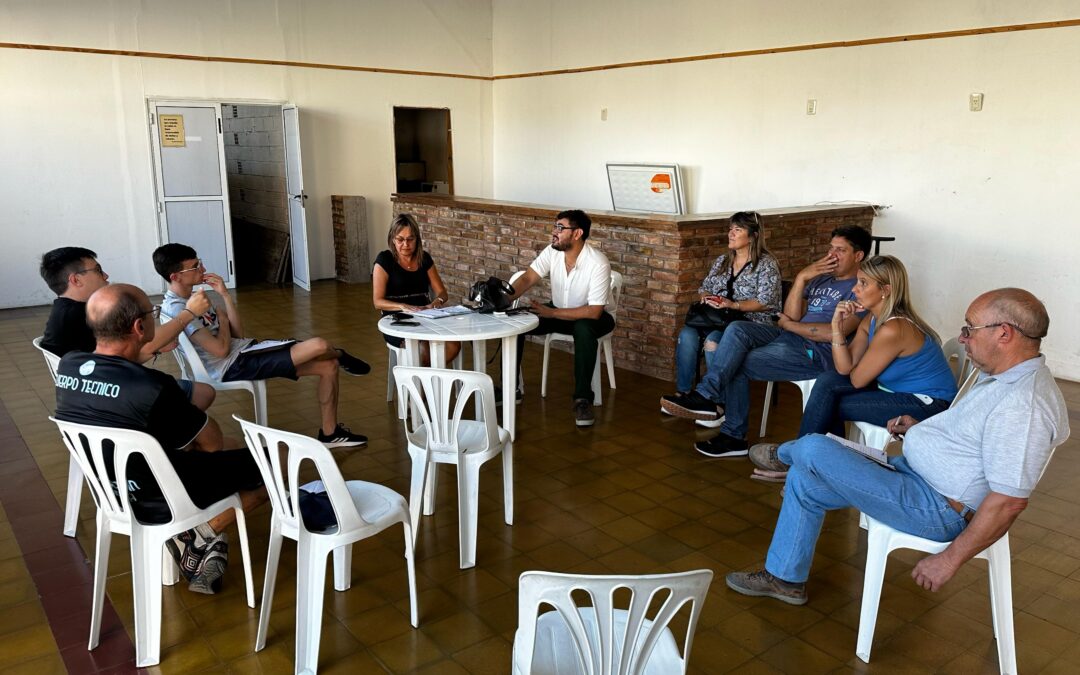 Autoridades Municipales dialogaron con el Club Social y Deportivo San Martin