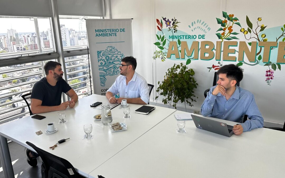 El Intendente Municipal mantuvo reuniones en el Ministerio de Ambiente Provincial