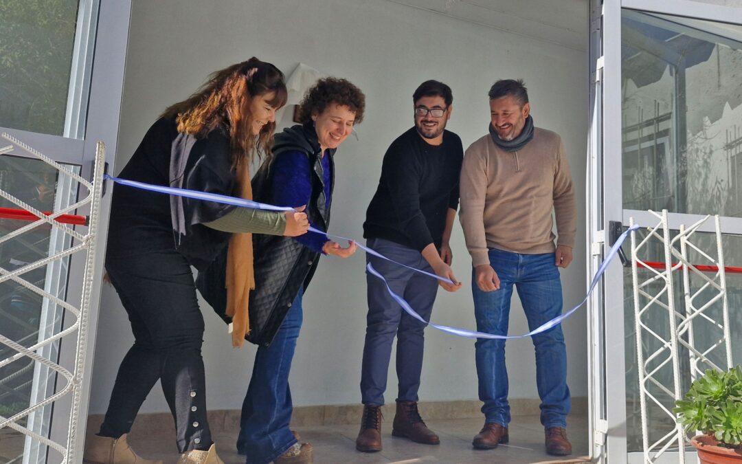 Se inauguraron dos nuevas aulas en Goyena