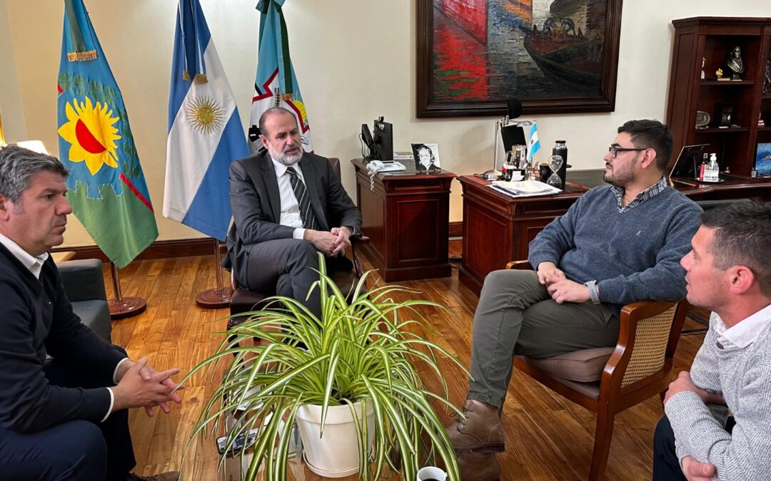 Matías Nebot se reunió con el Intendente de Bahía Blanca Federico Susbielles