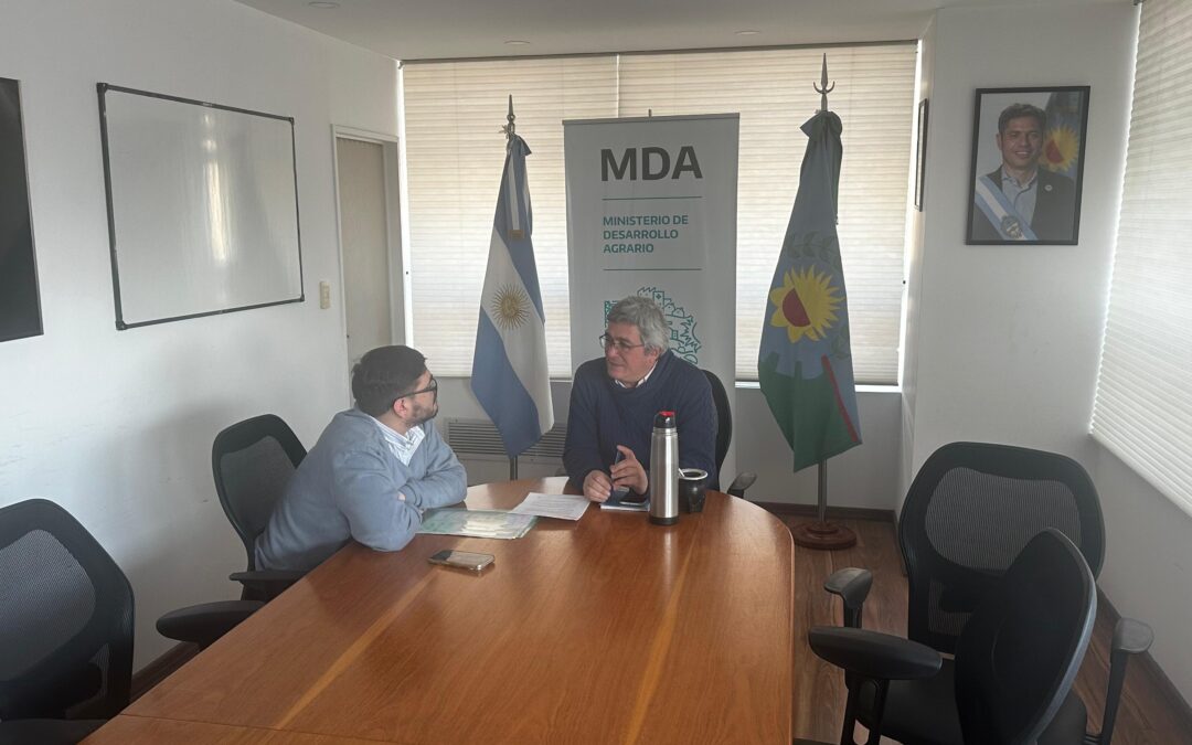 El Intendente Municipal Matías Nebot se reunió con el Ministro Javier Rodríguez