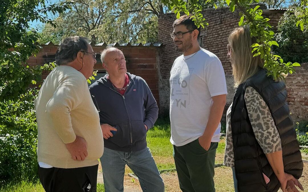 El Intendente Matías Nebot recorrió la localidad de Saavedra