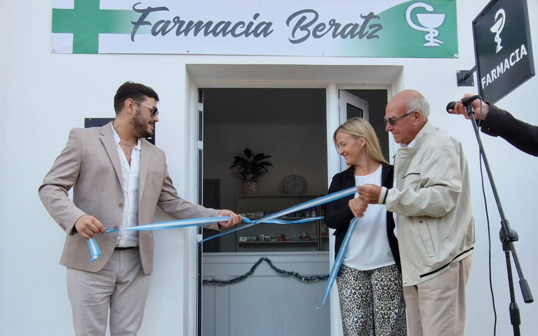 Goyena celebra la concreción de un anhelo: se inauguró la farmacia