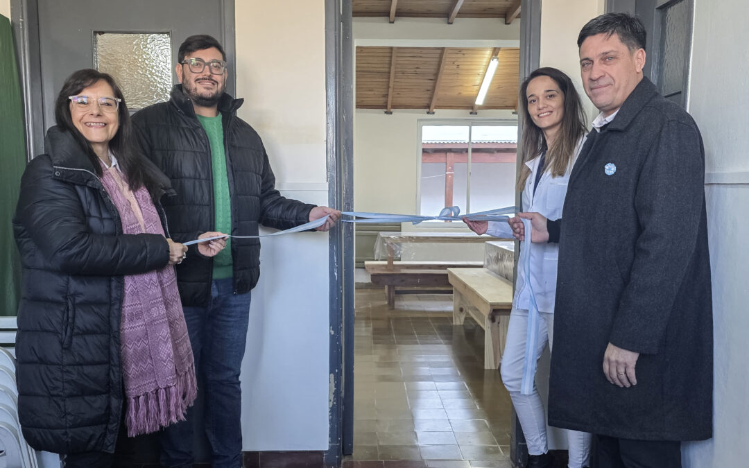 Nuevo comedor y mejoras edilicias en la Escuela Primaria N°8 de Espartillar