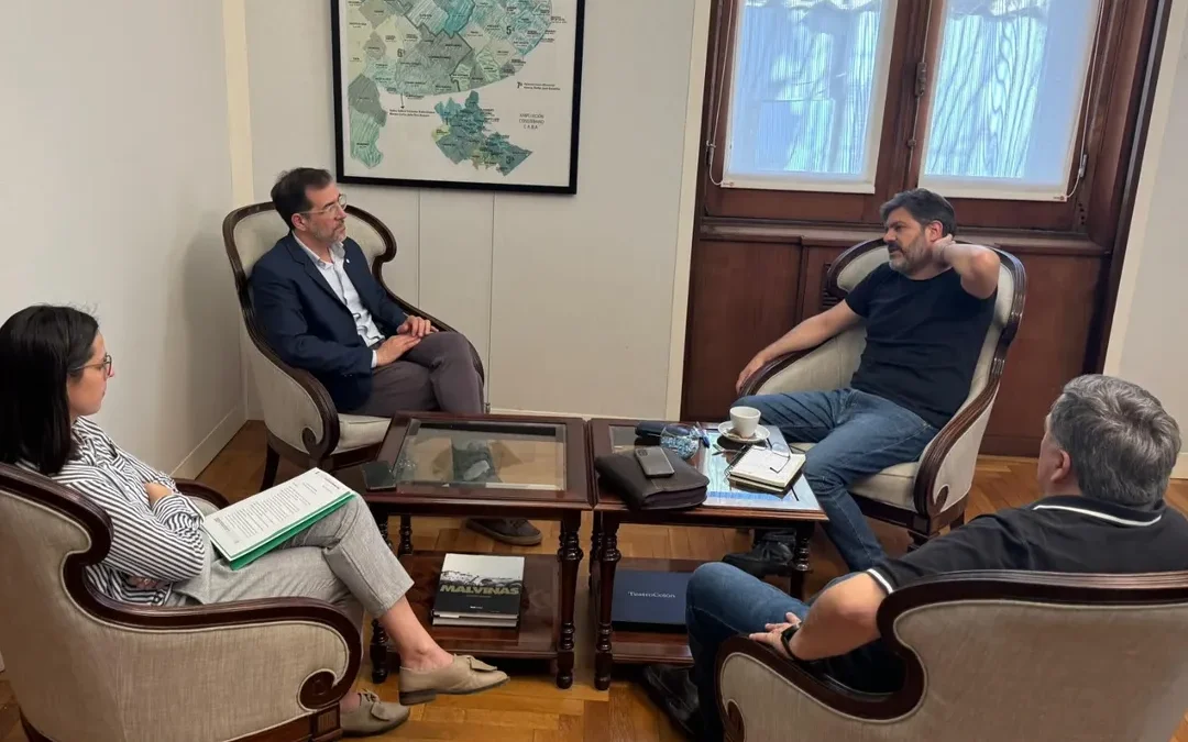 El Intendente Interino Mariano Mansilla se reunió con Carlos Bianco