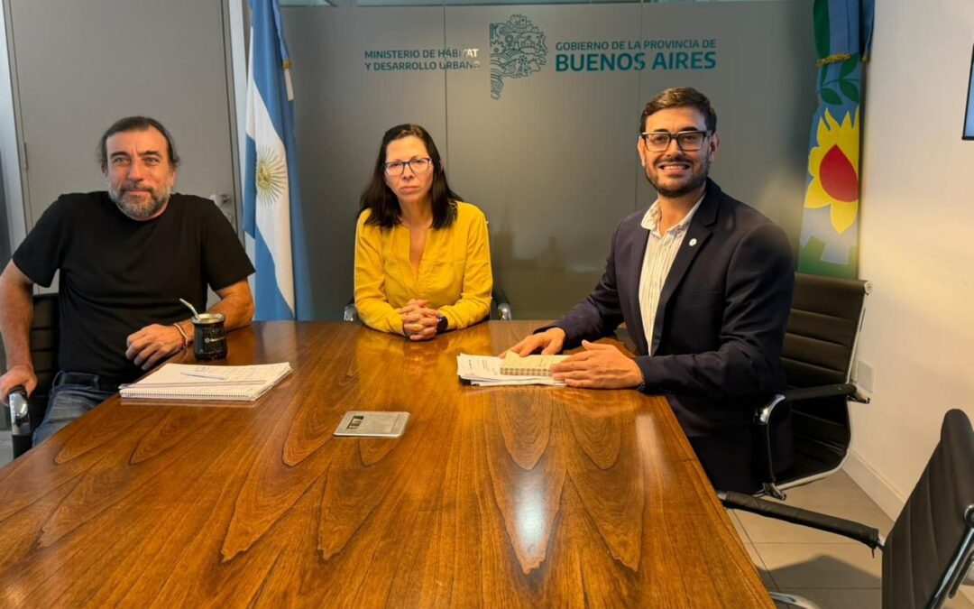 INTENSA AGENDA DE TRABAJO EN LA PLATA CON FOCO EN VIVIENDA, OBRA PÚBLICA Y DESARROLLO
